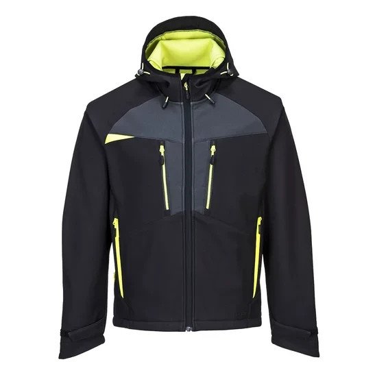 Stylish Unisex Black Softshell Jacket – Durable, Breathable, and Weather-Resistant Design for Active Lifestyles and All-Season Wear.