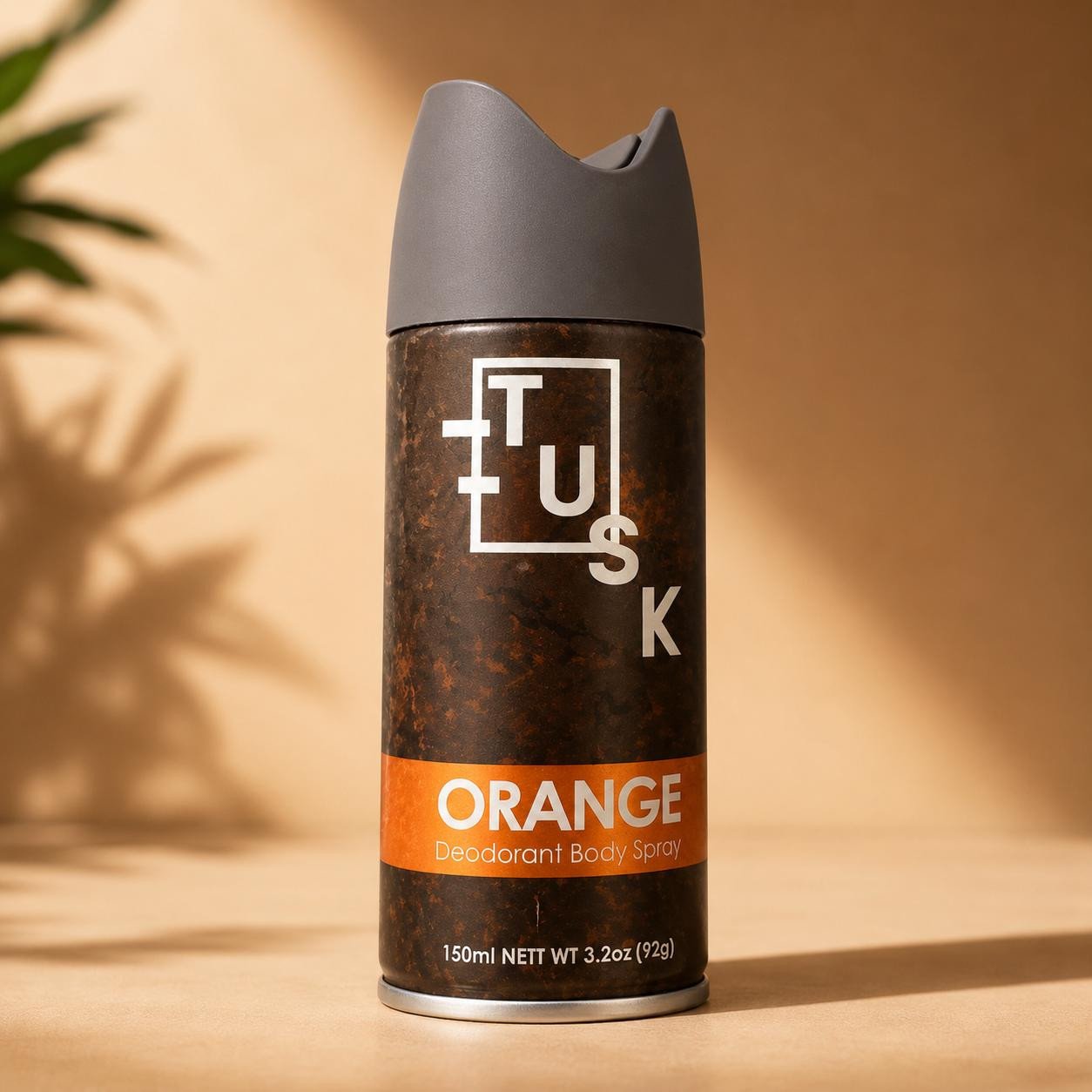 TUSK Orange Deodorant Body Spray 150ml | Long-Lasting Fresh Citrus Fragrance for Men